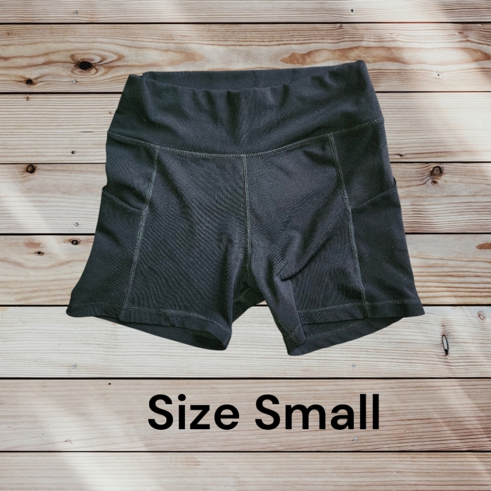 Women's Black Athletic Shorts